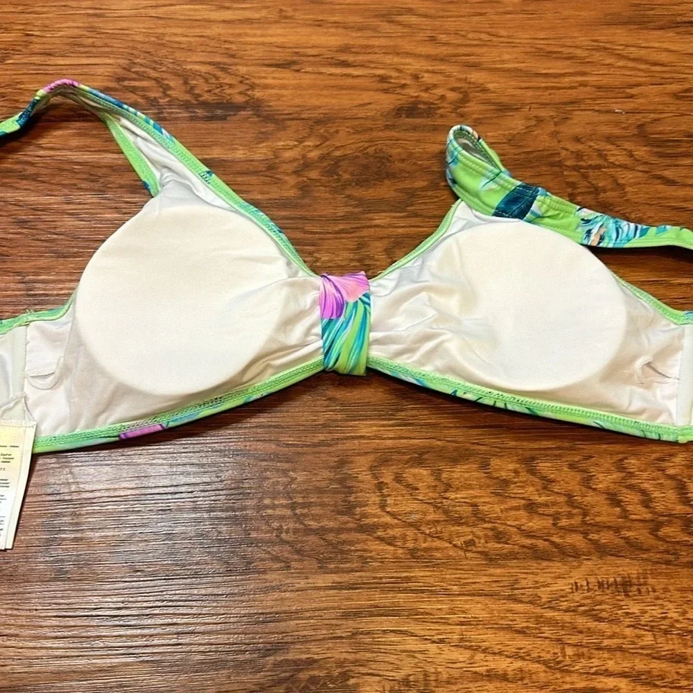 Kamoni Tropical Bikini Top NWT Size M